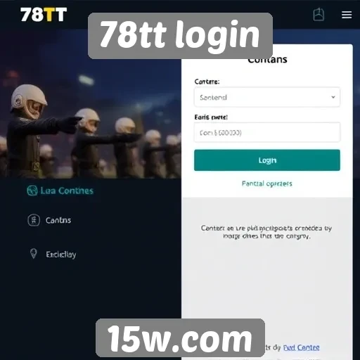 Funcionalidades do 78tt login para jogadores